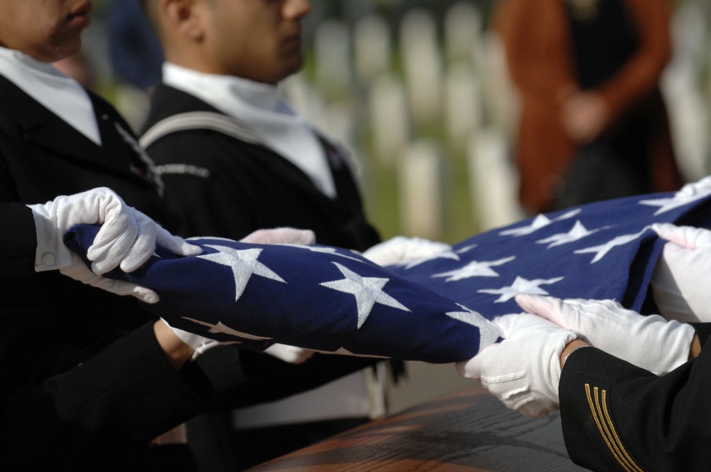 Funeral services for fourth Master Chief Petty Officer of the Navy