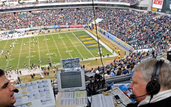 Game day action at Army-Navy game