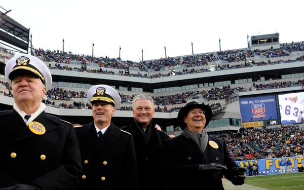 Game day action at Army-Navy game