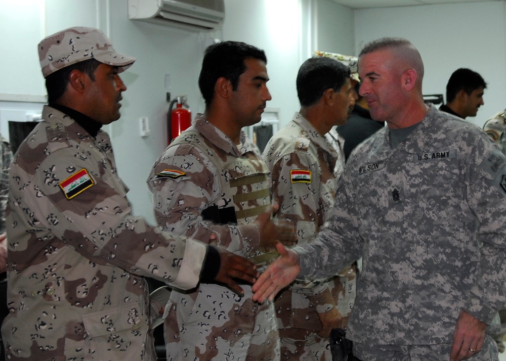 Multi-National Force-Iraq Command Sergeant Major Visits Kirkuk Province to View Progress
