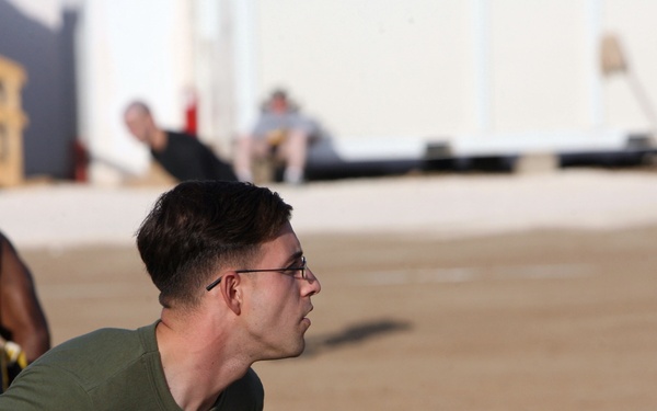 Regimental Combat Team 1, Team 2 takes Turkey Bowl at Camp Ramadi
