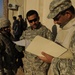 U.S. Soldiers teach field sobriety tests to Iraqi police