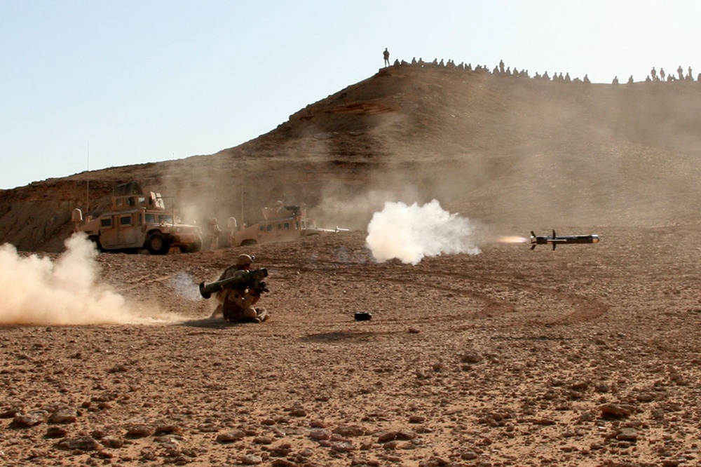 Reserve Marines demonstrate Javelin proficiency