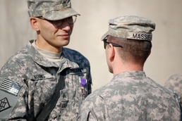 Soldiers of the 54th Engineer Battalion Receive Combat Awards