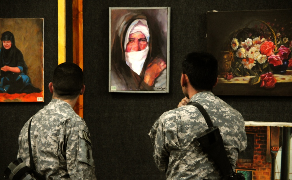 Art show shares Iraqi culture with Americans