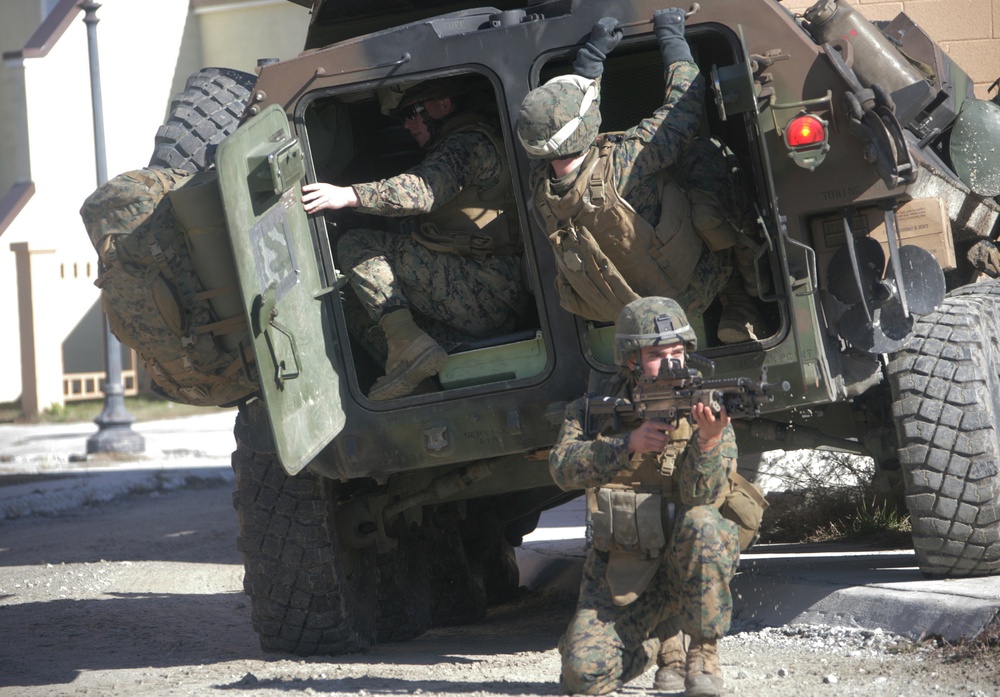 Battalion Landing Team, 3rd Battalion, 2nd Marine Regiment Attends Motor, Combined Anti-Armor Team/Light Armored Reconnaissance Raid Course