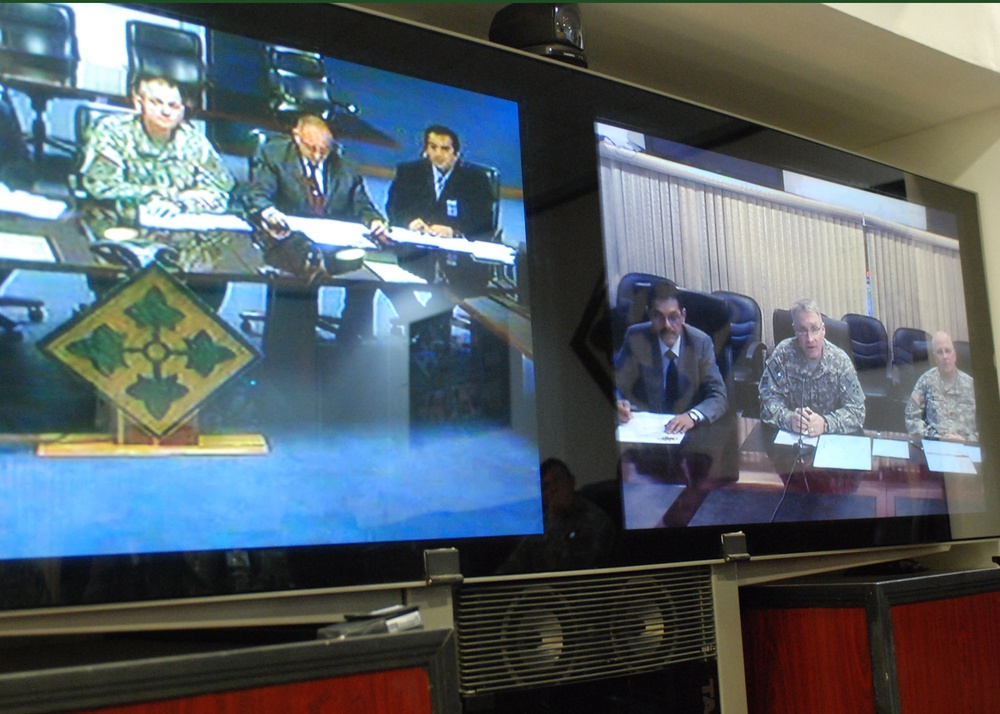 Multi-National Division - Baghdad Commanding General holds third video teleconference with American Muslims