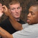 Strikers learn combatives