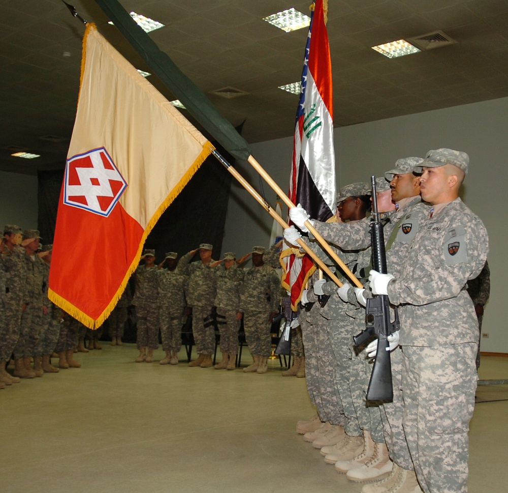 Sustainment Brigades Transfer Authority at Joint Base Balad