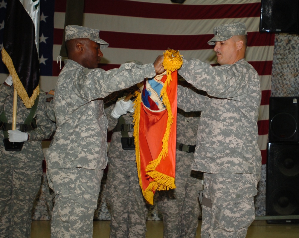 Sustainment Brigades Transfer Authority at Joint Base Balad