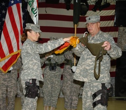 Sustainment Brigades Transfer Authority at Joint Base Balad