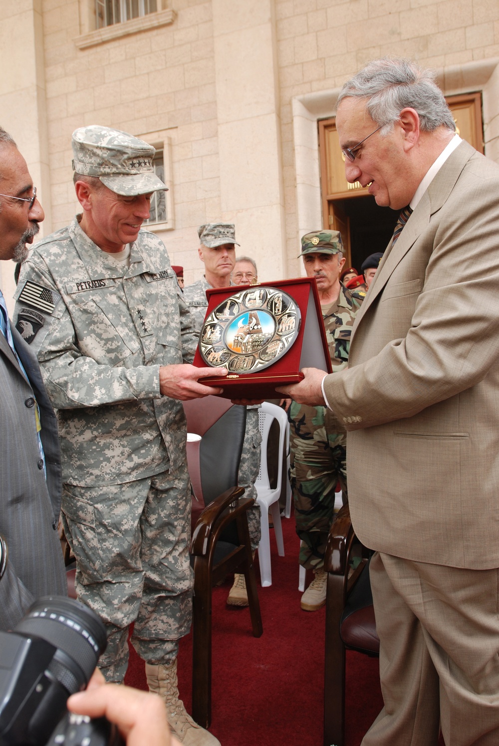 Ceremony for General Petraeus