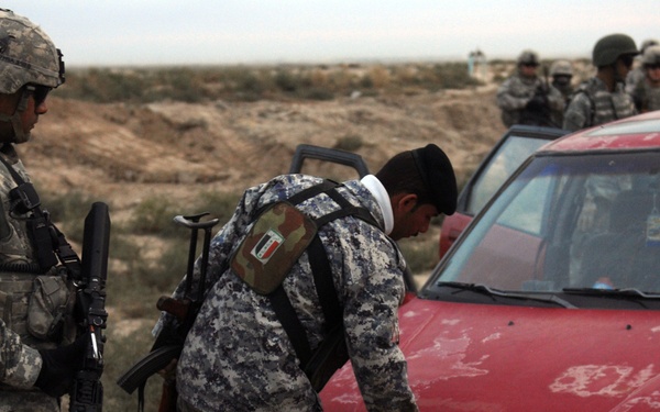 Maintaining security in Balad Ruz, Diyala