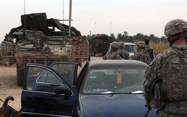 Maintaining security in Balad Ruz, Diyala
