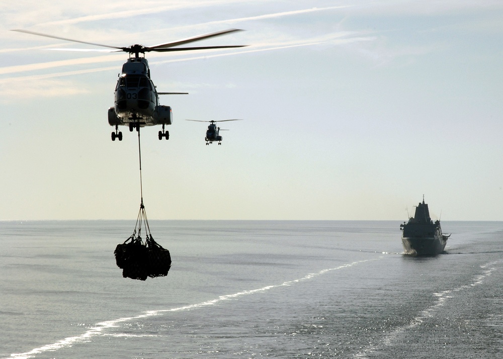 Operations of USS San Antonio