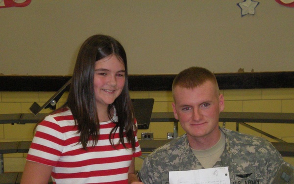 PFC. Meets Pen Pal