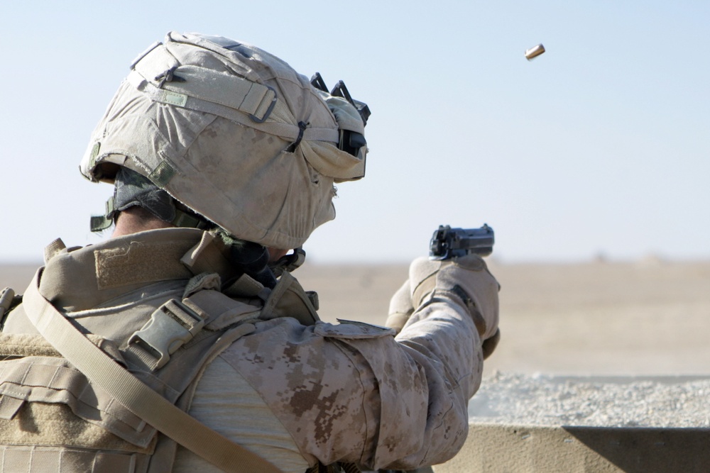 Live-fire Training outside of Camp Bastion