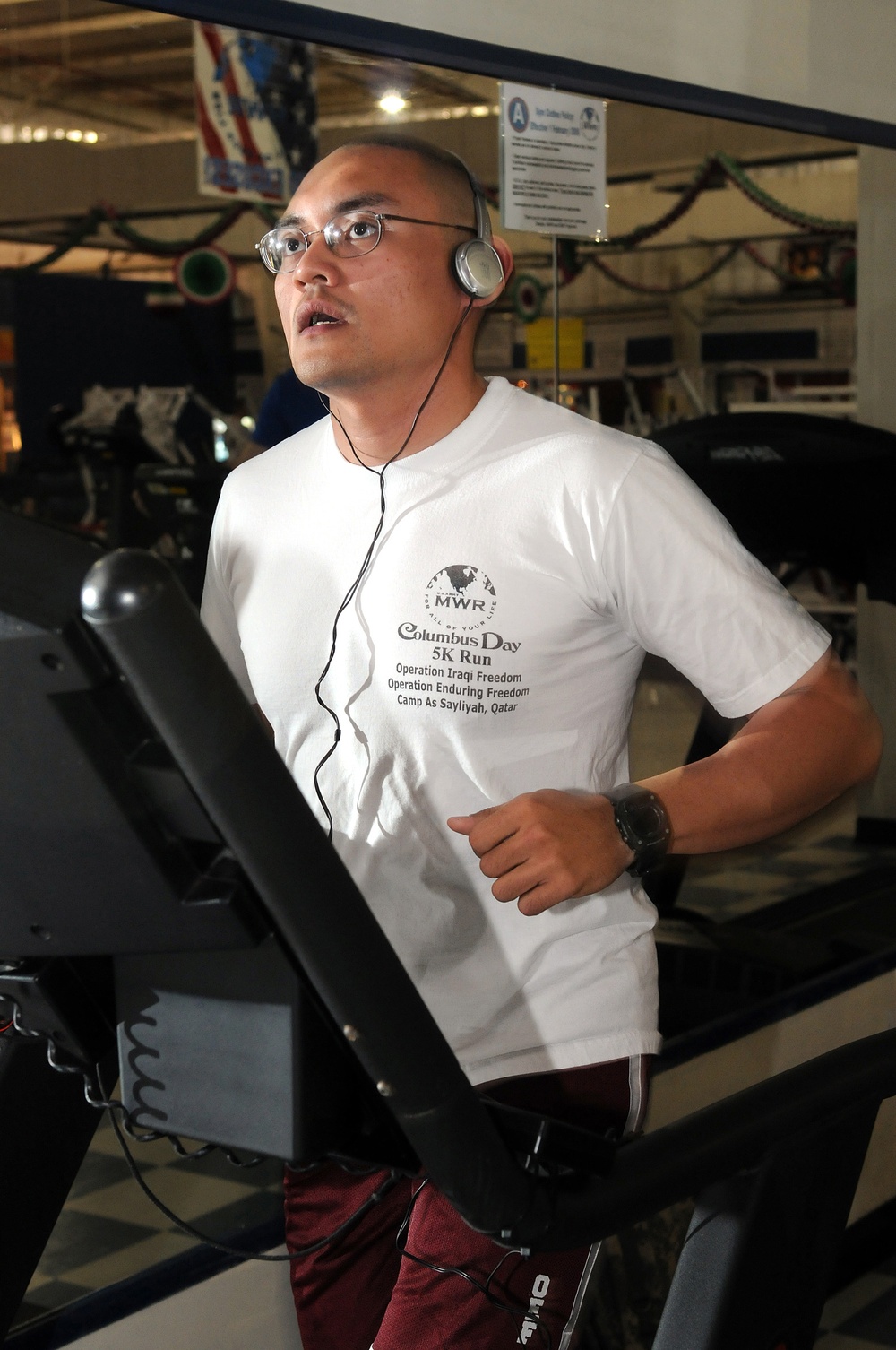 Soldiers Run From Qatar to Kuwait