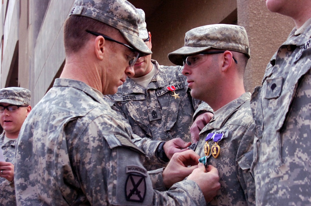 Soldier stands out among fellow infantrymen awardees