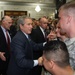 President Bush says 'Thank You' to  deployed troops: Commander In Chief makes final presidential holiday season visit to Iraq, Afghanistan