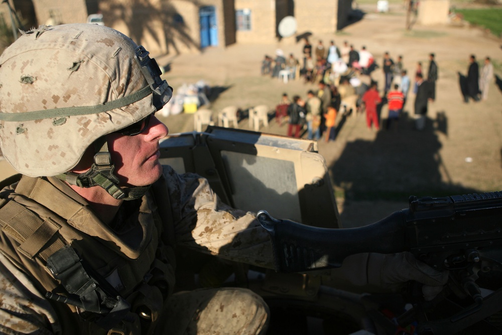Suspect in death of Iraqi policeman detained; Marines, IPs visit family