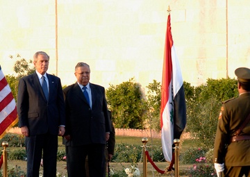 President Bush Visits Iraq
