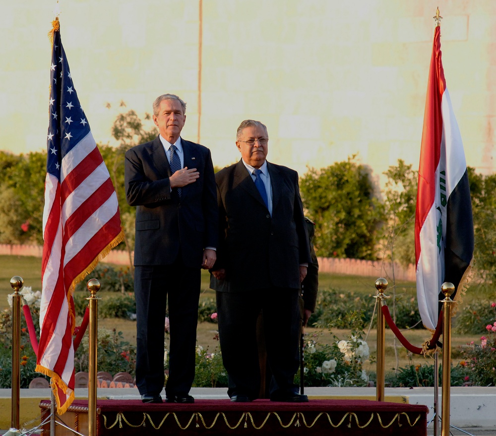 President Bush Visits Iraq