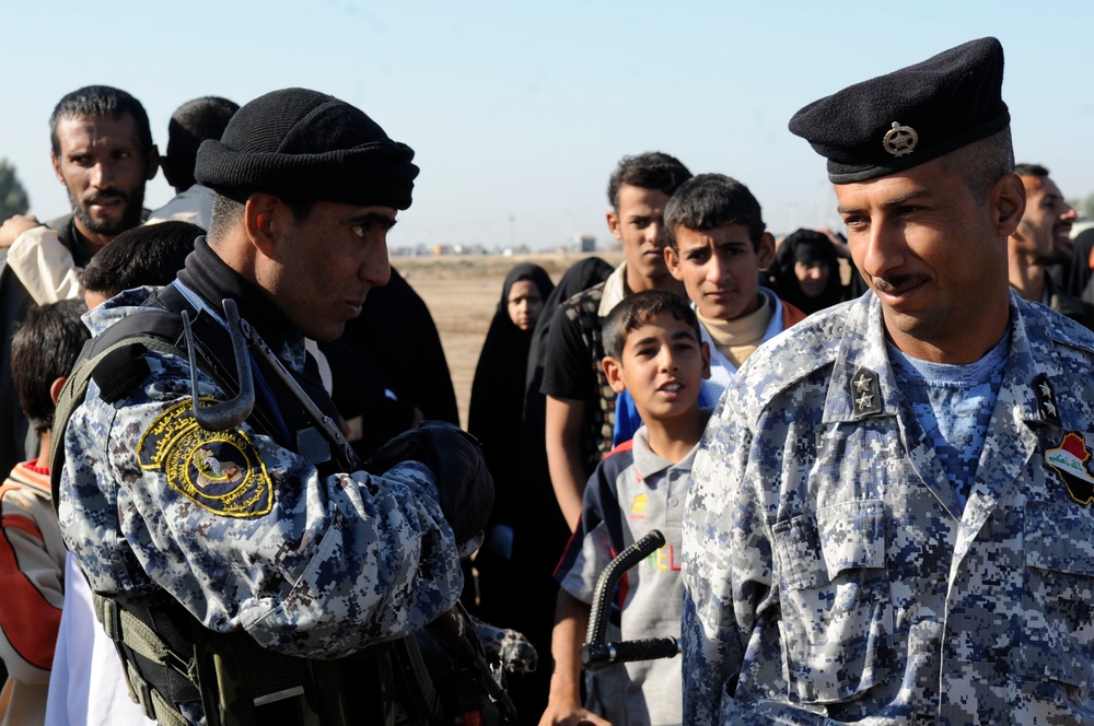 Sheep Hand Out in Al Kut, Iraq