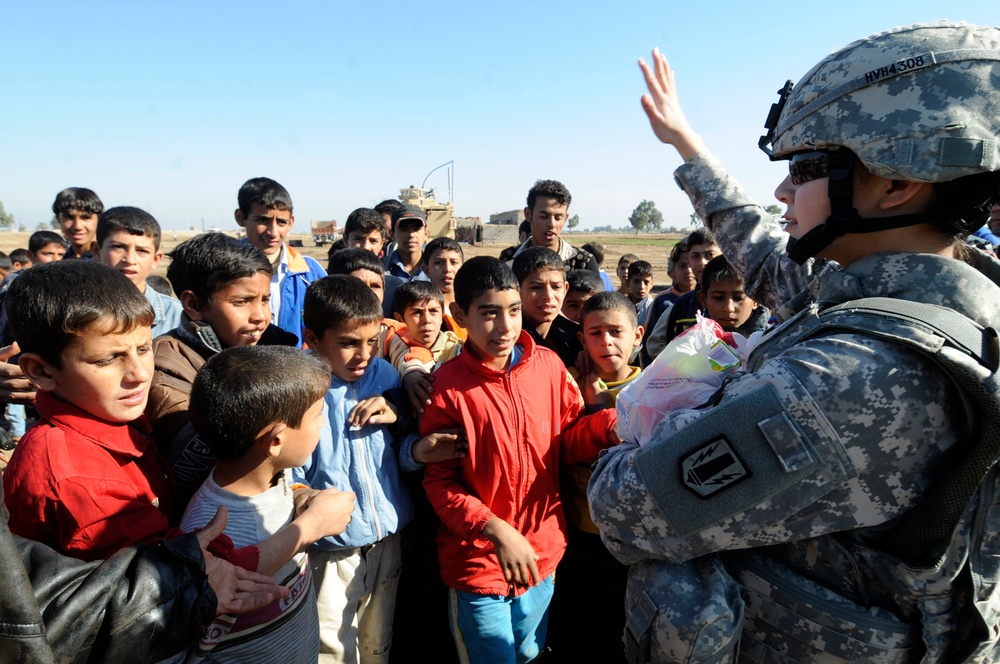 Sheep Hand Out in Al Kut, Iraq