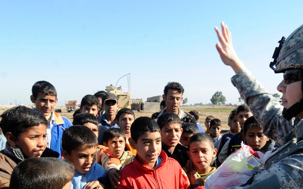 Sheep Hand Out in Al Kut, Iraq