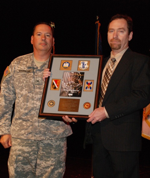 Marksville unit honors Tunica-Biloxi Tribe with award - Chief Barbry receives Distinguished Civilian Service Medal