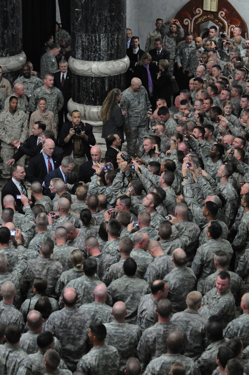 President Bush Visits Iraq