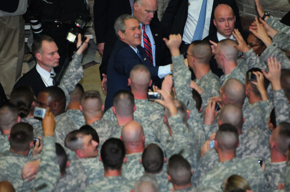 President Bush Visits Iraq