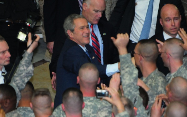 President Bush Visits Iraq