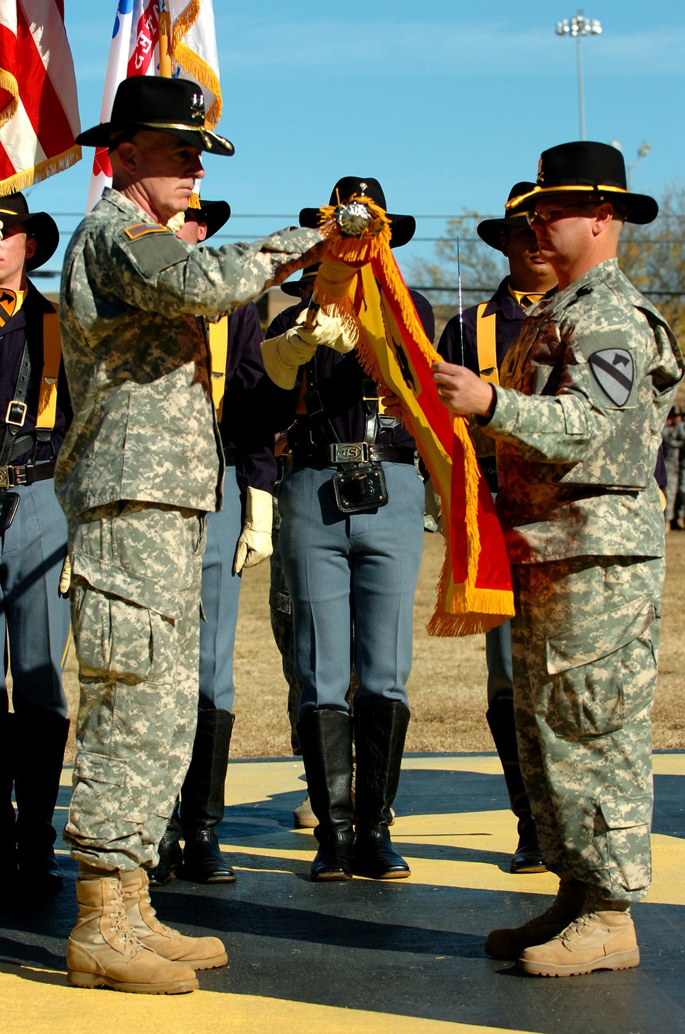 1st Cavalry Division Color Casing Ceremony