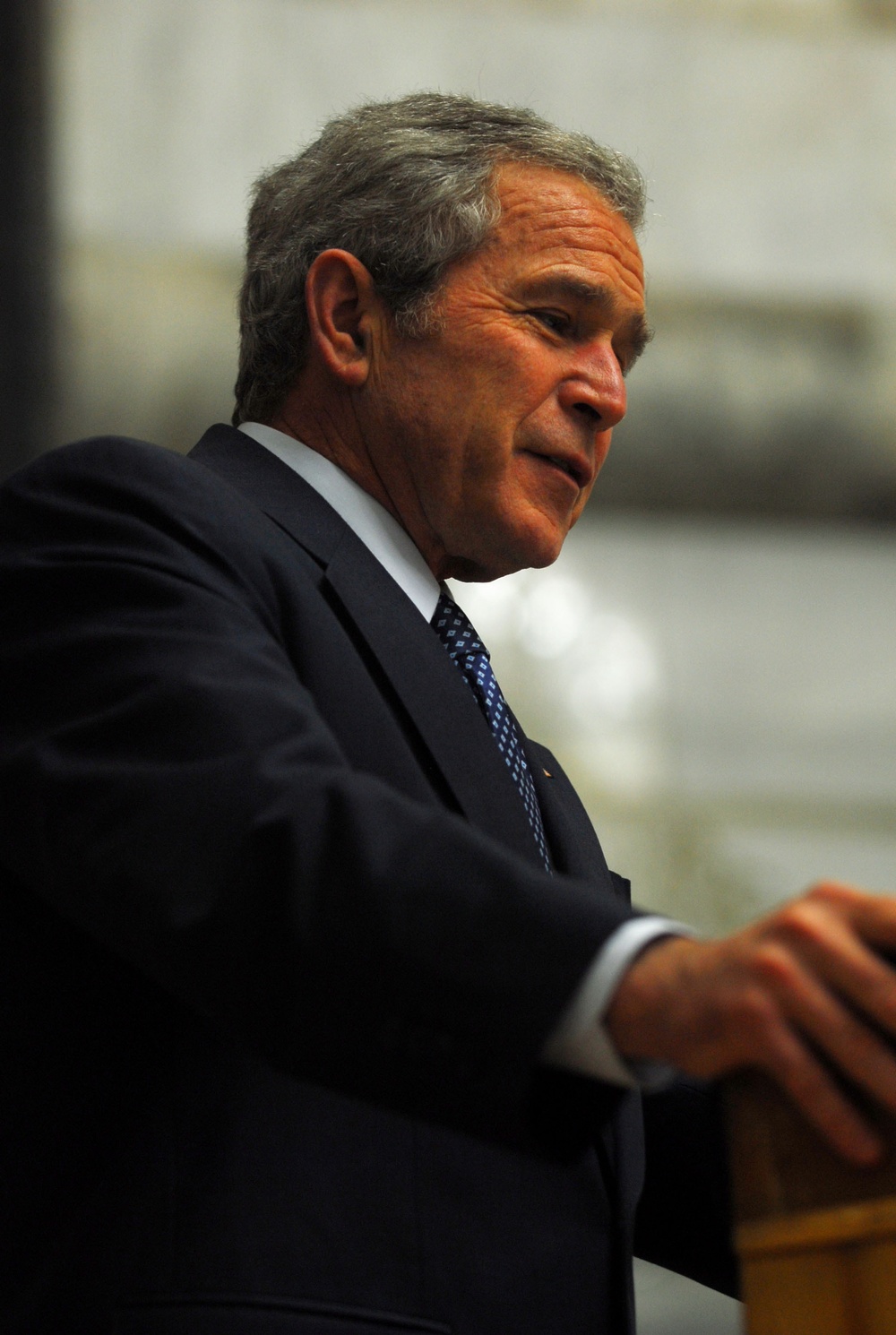 President Bush Visits Troops in Iraq