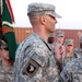 716th Military Police Battalion Command Sergeant Major hands over reins during ceremony