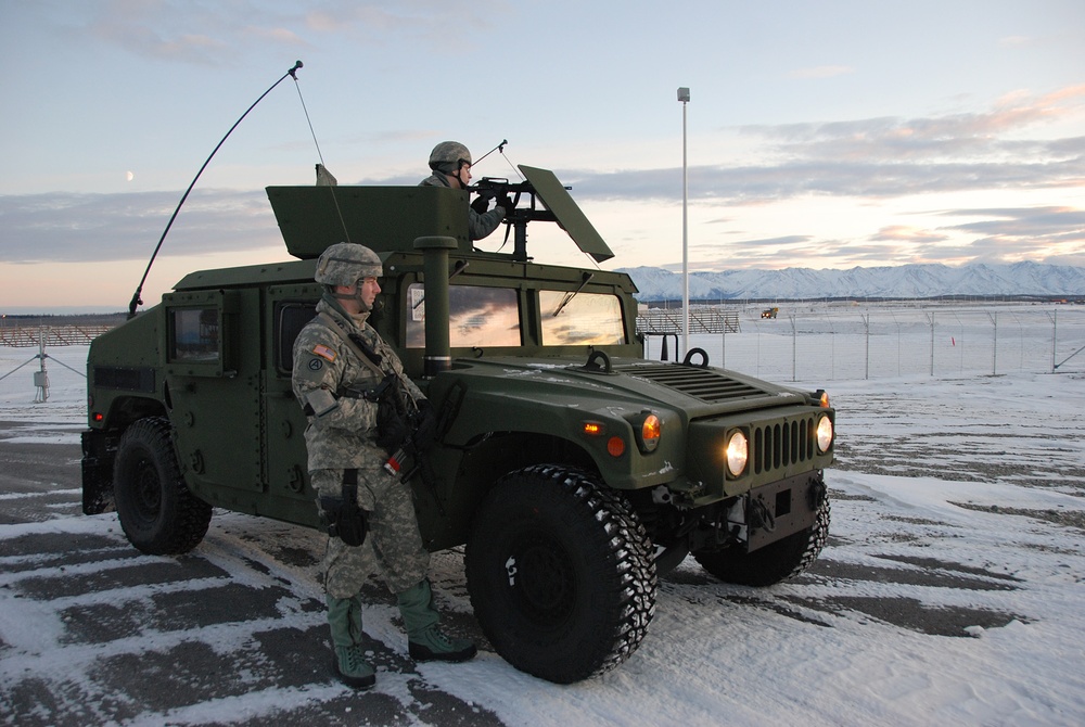 Cold commitment - Army Guard military police protect missile defense facility in subzero temperatures