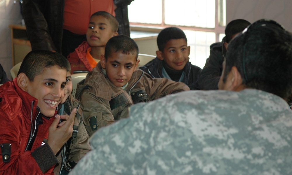 Kut orphans' need for safe haven captures attention of Al Kut Special Weapons and Tactics