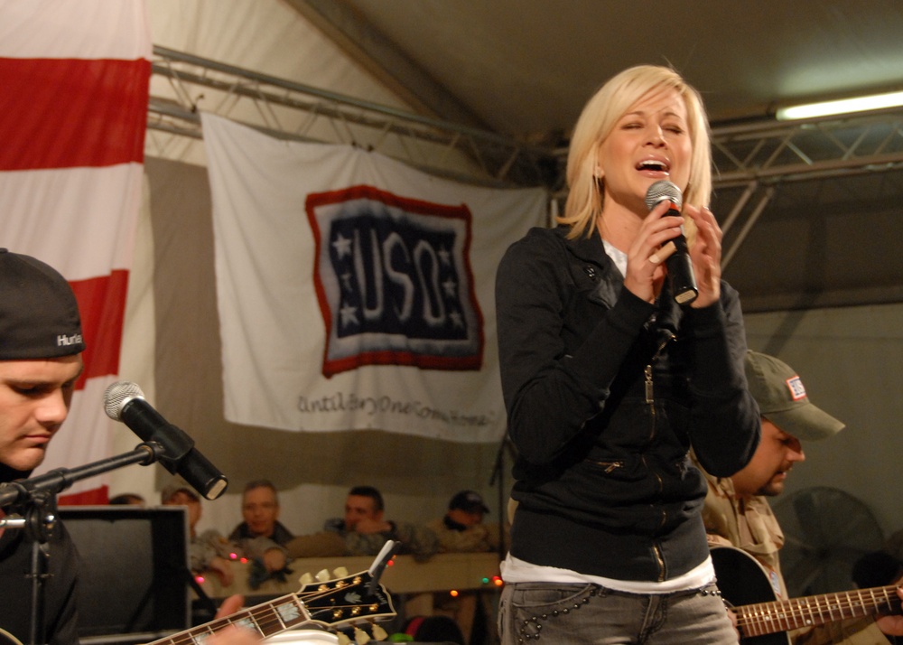 USO Concert at Kandahar Air Field