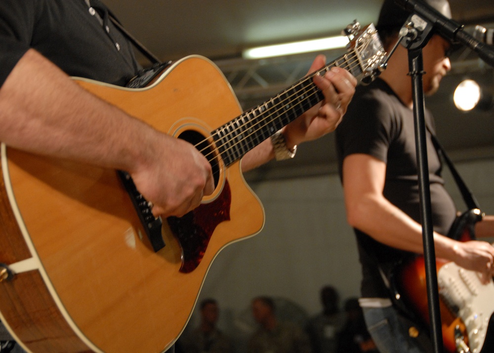 USO Concert at Kandahar Air Field