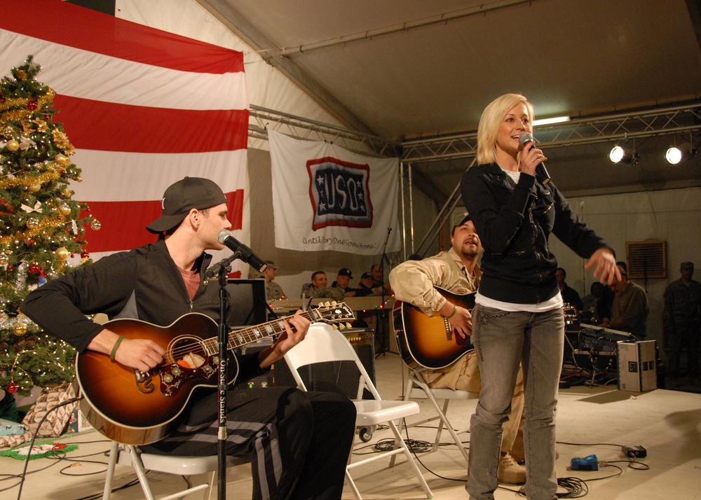 USO Concert at Kandahar Air Field