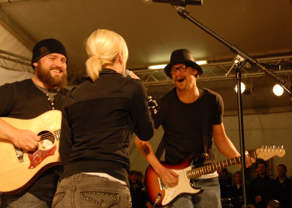 USO Concert at Kandahar Air Field