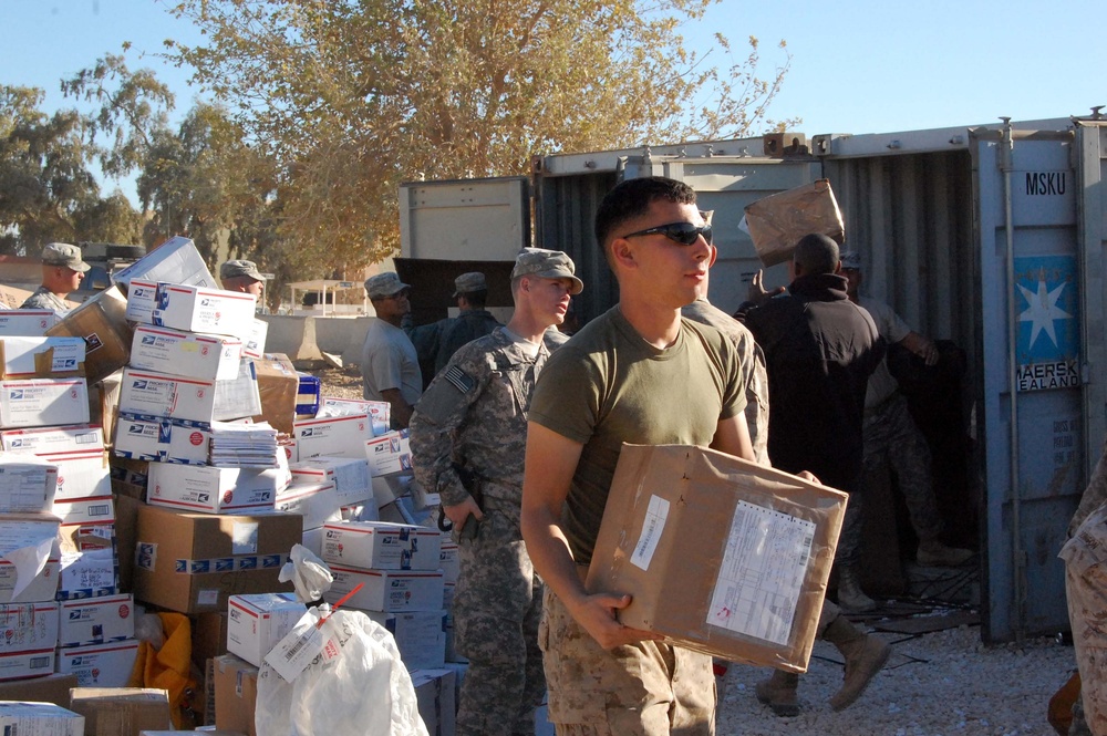 Arrival of packages