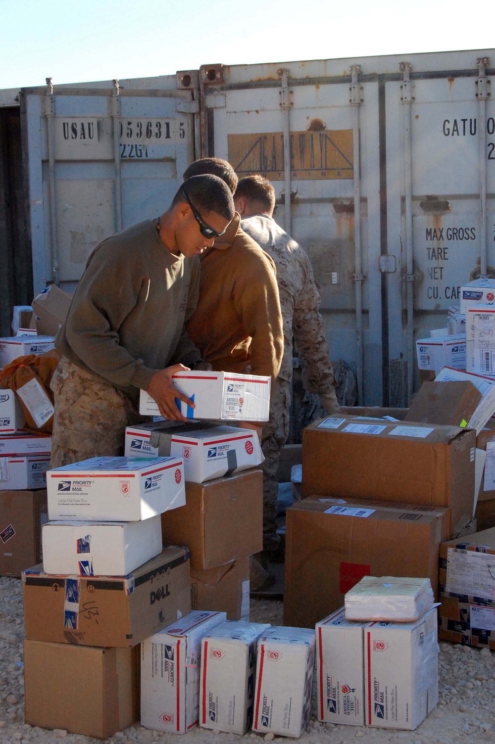 Arrival of packages