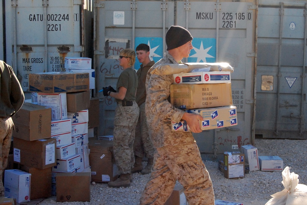Arrival of packages