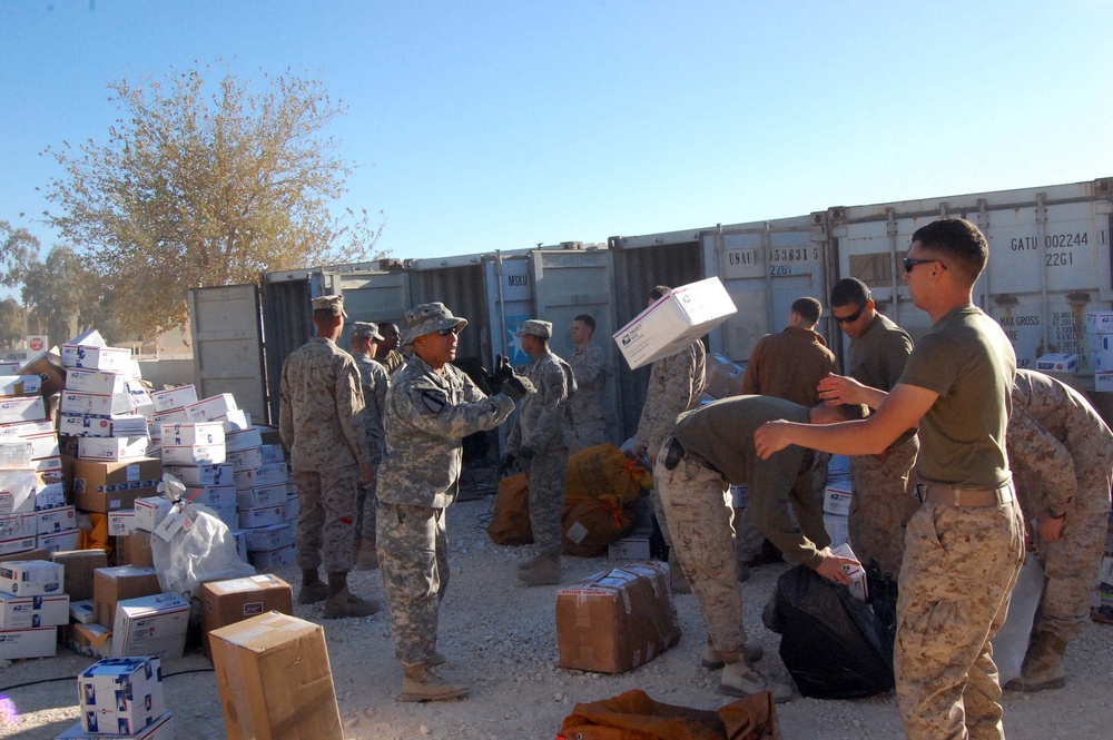 Arrival of packages