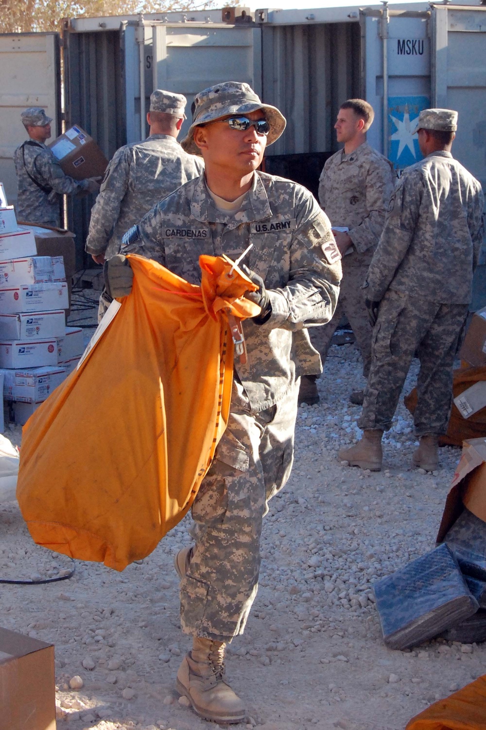 Arrival of packages