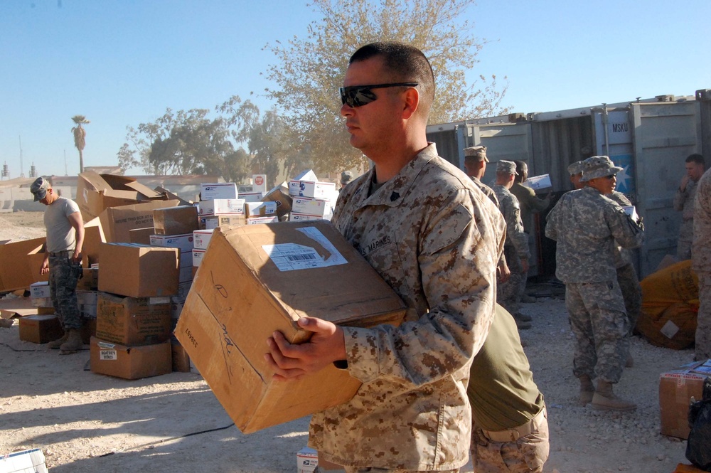 Arrival of packages