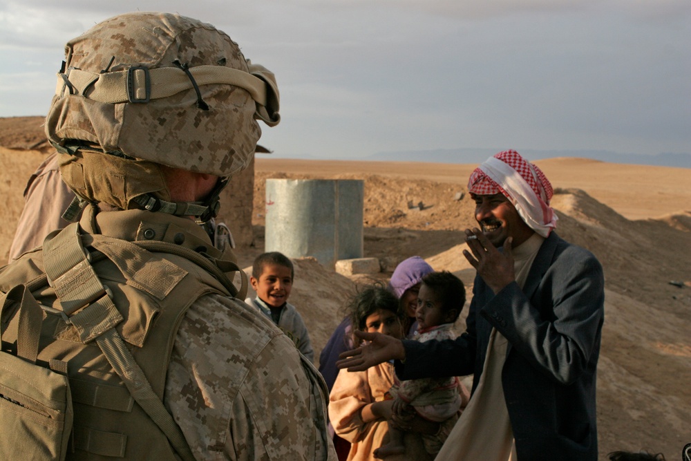 No Better Neighbor, Marines Bring Gifts, Medicine, Security